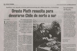 Oreste Plath resucita para devorarse Chile de norte a sur  [artículo] Fabián Llanca.