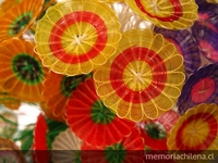 Flores en fibra de Rari.