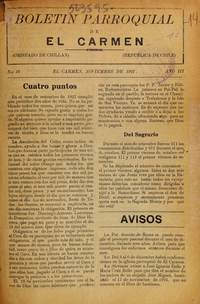Boletin Parroquial de El Carmen y Pemuco.