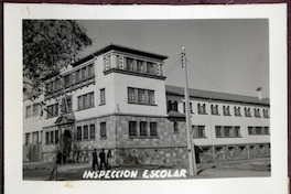 Fachada del edificio de la Inspección Escolar de la Serena.