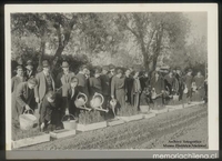 Alumnos de curso agrícola, Rengo, hacia 1935.