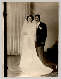 [Pareja en el día de su matrimonio]