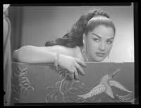 [Nancy Santander, vedette de la Compañía de Revistas Bim Bam Bum]