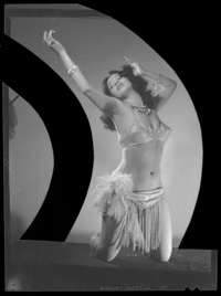 [Linda Gray, vedette de la Compañía de Revistas Bim Bam Bum]