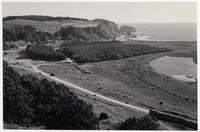 [Playa de Constitución, al fondo la formación rocosa llamada Piedra de la Iglesia]