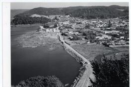 Vista de Constitución, de Isla Orrego y del río Maule]