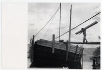 [Trabajador en sus labores de construcción en el astillero]