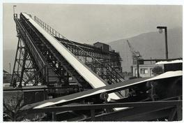 Embarque de salitre en cintas transportadoras