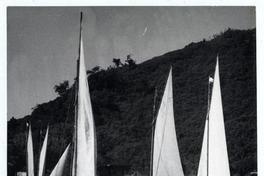 [Pescadores en sus botes a vela]