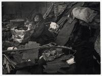 Mujer que vive en un basural del Zanjón de la aguada