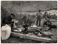 Arrieros de ovejas en zona de Mano Negra