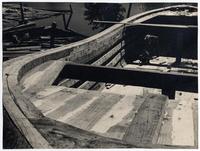 Lanchón maulino en construcción