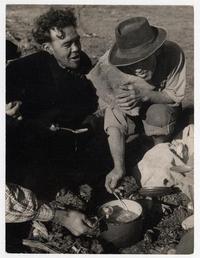 Obreros del maiz en hacienda Hospital