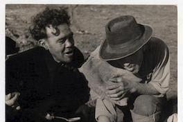 Obreros del maiz en hacienda Hospital