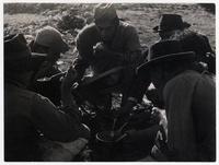 Obreros del maíz en hacienda Hospital