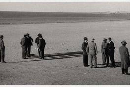 Autoridades del Min. de OO.PP. [en el] Aeropuerto de Calama