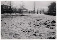 Santiago nevado hacia el barrio El Golf