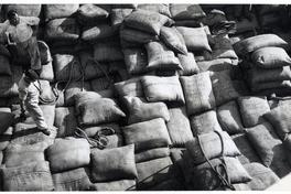 Desde un barco: azúcar de caña para la Refinería de Azúcar de Viña del Mar (CRAV)