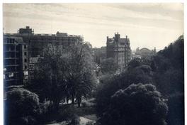 Desde la Escuela de Bellas Artes hacia la estación Mapocho