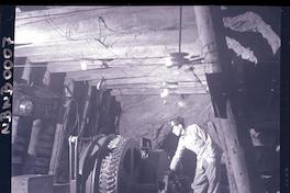 [Minero de la mina de carbón de Lota]