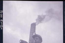 [Mineros de la mina de carbón de Lota]