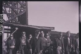 [Mineros de la mina de carbón de Lota]