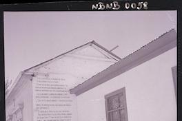 [Vista exterior de la casa de Gabriel Mistral en Monte grande]