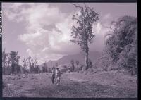 [Dos señoras de paseo por el campo]