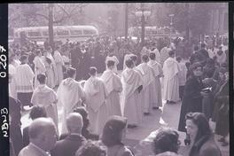 [Procesión religiosa en Santiago]