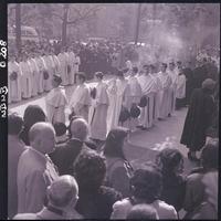 [Procesión religiosa en Santiago]