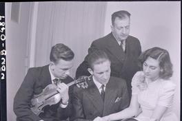 [Cuarteto de cuerdas mixto]