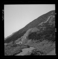 Vista general desde el canal de evacuación