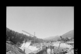 [Río Polcura; vista de las obras de construcción de la bocatoma Polcura]