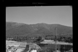 [Río Polcura; vista de las obras de construcción de la bocatoma Polcura]