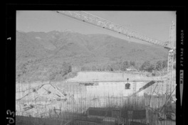 [Río Polcura; vista de las obras de construcción de la bocatoma Polcura]