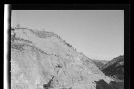 [Panorámica de las obras de construcción de la Central Hidroeléctrica Rapel]