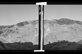 [Panorámica de las obras de construcción de la Central Hidroeléctrica Rapel]