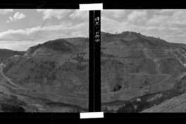 [Panorámica de las obras de construcción de la Central Hidroeléctrica Rapel]