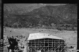 [Obras de construcción de la casa de máquinas de la Central]