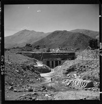 [Obras de construcción de la casa de máquinas de la Central]