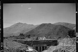 [Obras de construcción de la casa de máquinas de la Central]