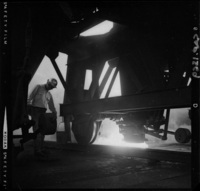 [Trabajador en la coquería de Huachipato]