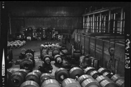 [Bobinas de acero producidas en las instalaciones de la acería]