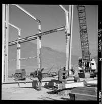 [Construcción de la maestranza del mineral de hierro "El Algarrobo"]