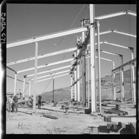 [Construcción de la maestranza del mineral de hierro "El Algarrobo"]