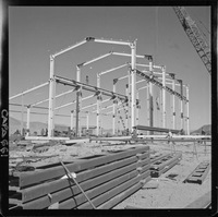 [Construcción de la maestranza del mineral de hierro "El Algarrobo"]