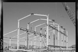 [Construcción de la maestranza del mineral de hierro "El Algarrobo"]