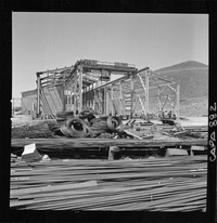 [Construcción de la maestranza del mineral de hierro "El Algarrobo"]