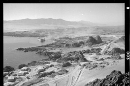 [Vista del puerto de embarque para los minerales del yacimiento "El Algarrobo"]
