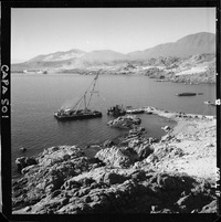 [Vista del puerto de embarque para los minerales del yacimiento "El Algarrobo"]